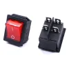 KCD2-201N ON-OFF Rocker Switch DPST 4 Pin 250V 16A - Red