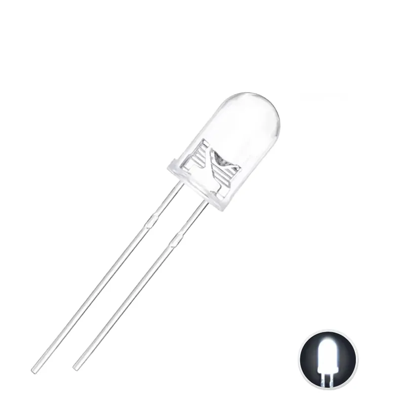 5mm Ultra Bright Led 16000 Mcd WHITE 5mm Ultra Bright Led 16000 Mcd WHITE