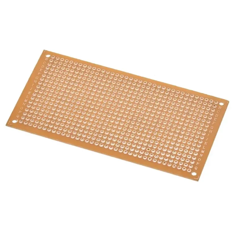 Perforat Pertinax Single-Sided PCB Board 5x10cm Perforat Pertinax Single-Sided PCB Board 5x10cm