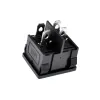 KCD2-501-4 Comutator Basculant ON-OFF DPST 4 Pini 250V 10A - Negru KCD2-501-4 Comutator Basculant ON-OFF DPST 4 Pini 250V 10A - Negru