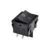 KCD2-501-4 Comutator Basculant ON-OFF DPST 4 Pini 250V 10A - Negru KCD2-501-4 Comutator Basculant ON-OFF DPST 4 Pini 250V 10A - Negru