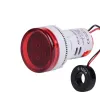 Contor de Curent și Tensiune AC cu Afișaj Dublu cu LED Rotund - 60-500V / 100A - Roșu Contor de Curent și Tensiune AC cu Afișaj Dublu cu LED Rotund - 60-500V / 100A - Roșu
