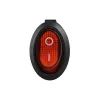 KCD1-9-101N Lighted Elliptic Rocker Switch 250V 6A SPST ON-OFF 3 Pin - Red KCD1-9-101N Lighted Elliptic Rocker Switch 250V 6A SPST ON-OFF 3 Pin - Red