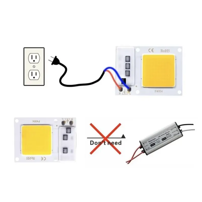 220V 10W Power Led Board Modul IP65 6000-6500K Alb 220V 10W Power Led Board Modul IP65 6000-6500K Alb