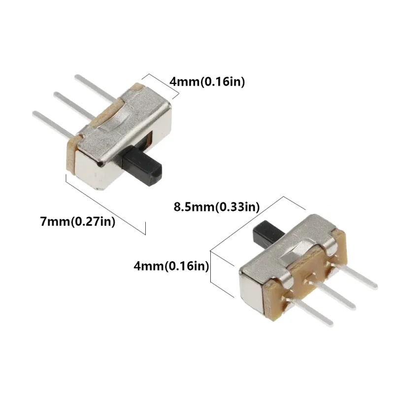 SS12D00 Mini Comutator Glisant On-Off SS12D00 Mini Comutator Glisant On-Off