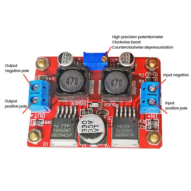 LM2577S LM2596S Modul Convertor DC-DC Reglabil de Creștere și Scădere LM2577S LM2596S Modul Convertor DC-DC Reglabil de Creștere și Scădere