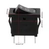 KCD1-103 Comutator Basculant SPDT 3 Căi 21x15 mm - Negru KCD1-103 Comutator Basculant SPDT 3 Căi 21x15 mm - Negru