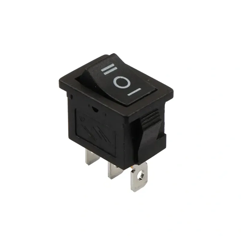 KCD1-103 Comutator Basculant SPDT 3 Căi 21x15 mm - Negru KCD1-103 Comutator Basculant SPDT 3 Căi 21x15 mm - Negru