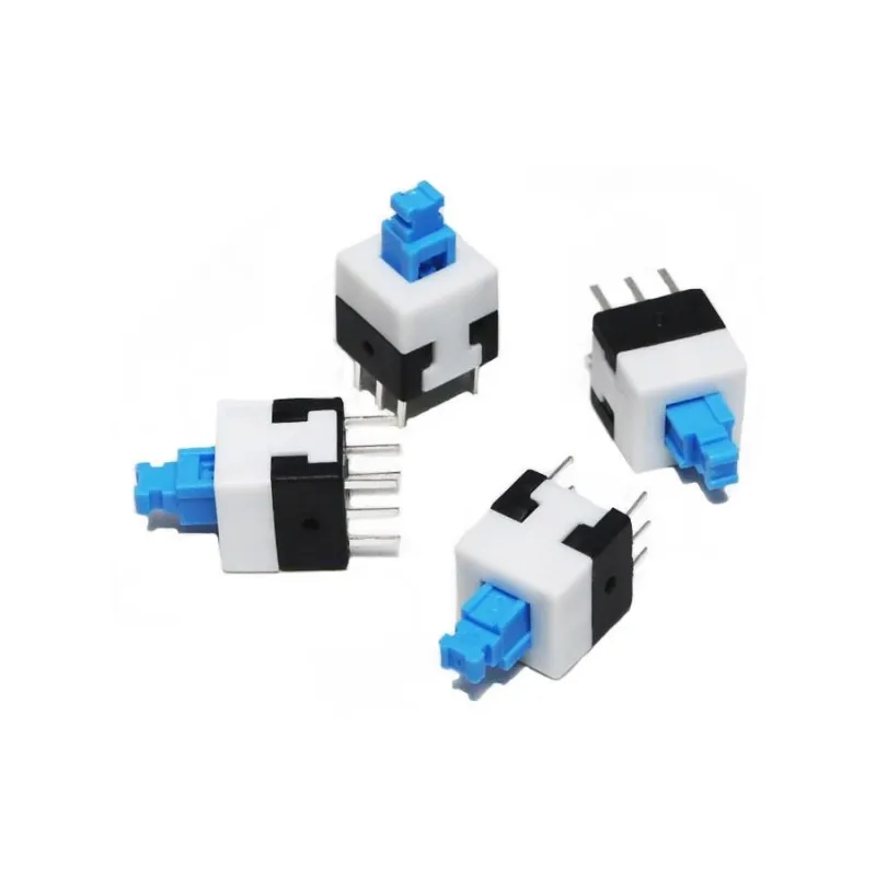 8x8 mm Comutator Tact Momentan DPDT 6 Pini 8x8 mm Comutator Tact Momentan DPDT 6 Pini