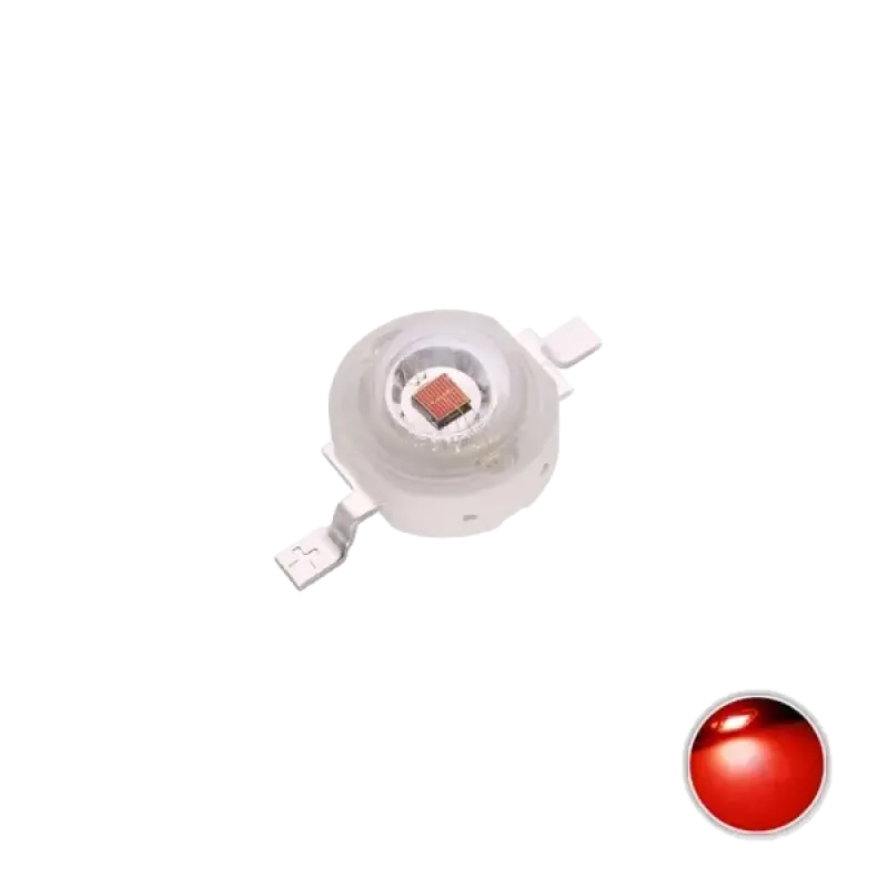 3W Power LED 620 - 625nm - RED 3W Power LED 620 - 625nm - RED