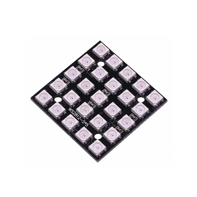 WS2812B Neopixel Adresabil RGB Led Modul 5x5 Matrice Pătrată 25 Biți WS2812B Neopixel Adresabil RGB Led Modul 5x5 Matrice Pătrată 25 Biți
