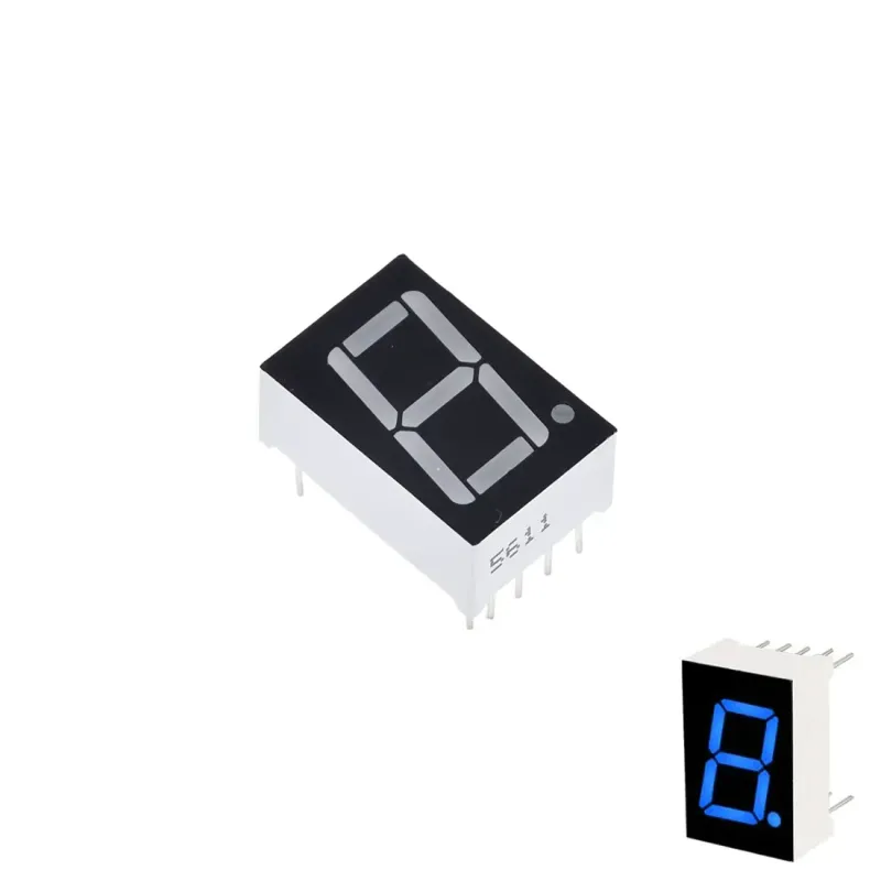 14mm 7-Segment 1 Digit Display Common Anode 5611BB - BLUE 14mm 7-Segment 1 Digit Display Common Anode 5611BB - BLUE