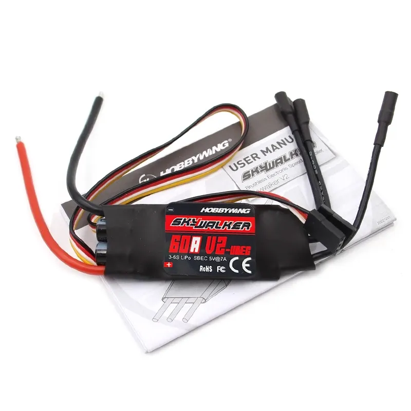 Hobbywing Skywalker 60A V2 Motor Fără Perii ESC 3-6S cu 5V 7A BEC Hobbywing Skywalker 60A V2 Motor Fără Perii ESC 3-6S cu 5V 7A BEC