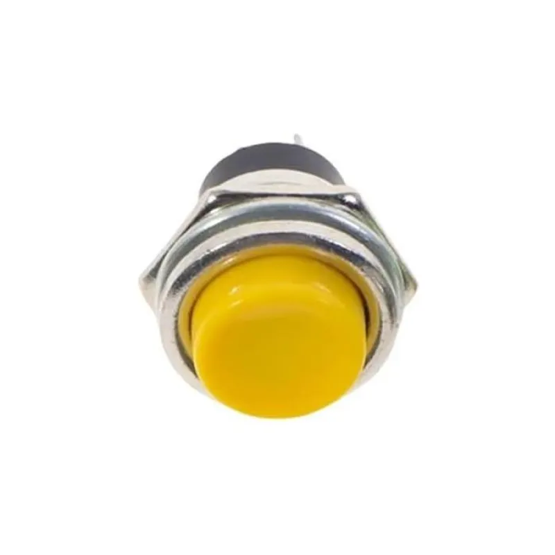 16mm Buton de Împingere Momentan ON-OFF 2A PBS-26B - GALBEN 16mm Buton de Împingere Momentan ON-OFF 2A PBS-26B - GALBEN