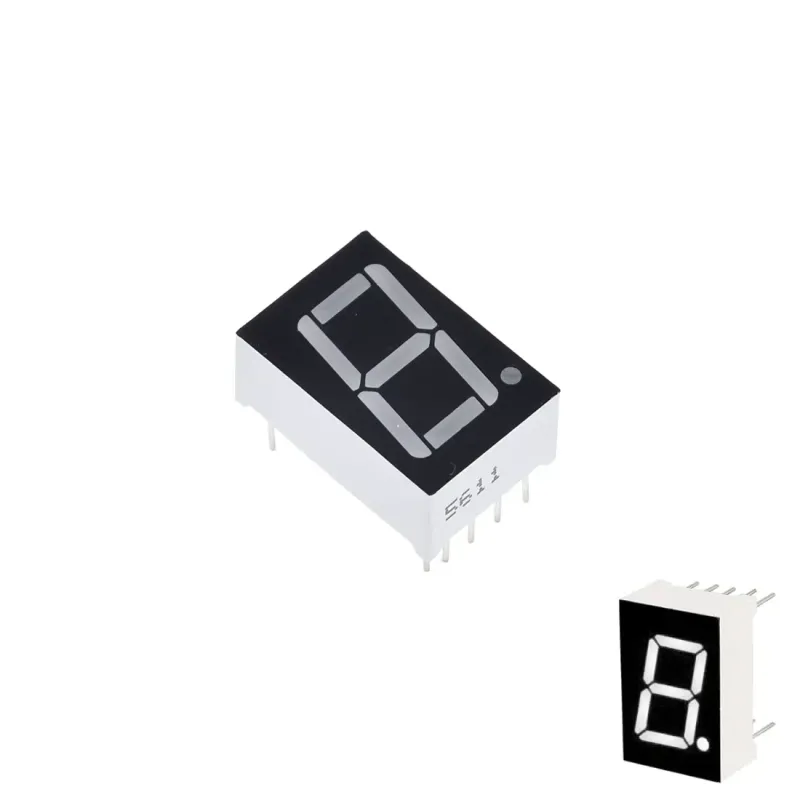 Afișaj 14mm cu 7 Segmente și 1 Cifră Anod Comun 5611BW - WHITE Afișaj 14mm cu 7 Segmente și 1 Cifră Anod Comun 5611BW - WHITE