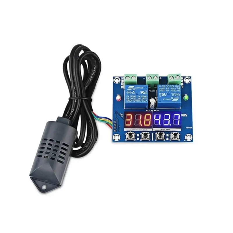 XH-M452 Dual Output Digital Temperature and Humidity Controlled Thermostat - 12V/DC XH-M452 Dual Output Digital Temperature and Humidity Controlled Thermostat - 12V/DC