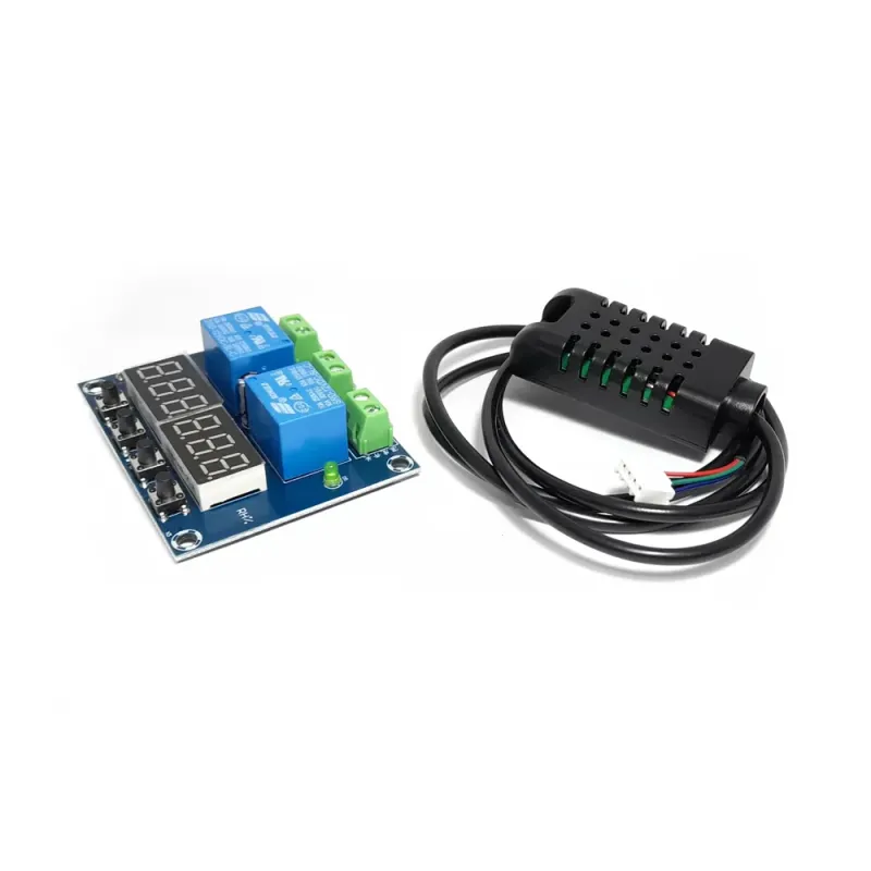 XH-M452 Dual Output Digital Temperature and Humidity Controlled Thermostat - 12V/DC