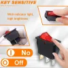 KCD3 ON-OFF Rocker Switch SPST 3 Pin 1-Way 250V 15A - Red KCD3 ON-OFF Rocker Switch SPST 3 Pin 1-Way 250V 15A - Red