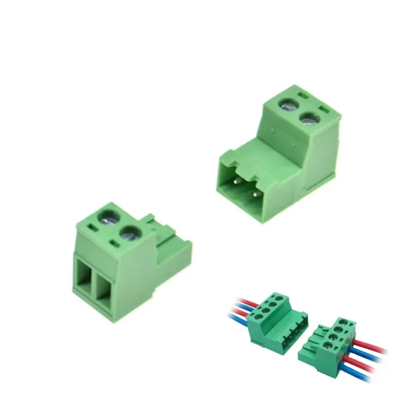 5.08MM Pluggable Terminal Blocks Connector 2 Pole - 1 Pair ( Male and Female) 5.08MM Pluggable Terminal Blocks Connector 2 Pole - 1 Pair ( Male and Female)