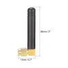 Antenă Wifi 3dbi 2.4GHz / 5GHz / 5.8GHz Cap în Unghi Drept cu SMA Male Antenă Wifi 3dbi 2.4GHz / 5GHz / 5.8GHz Cap în Unghi Drept cu SMA Male