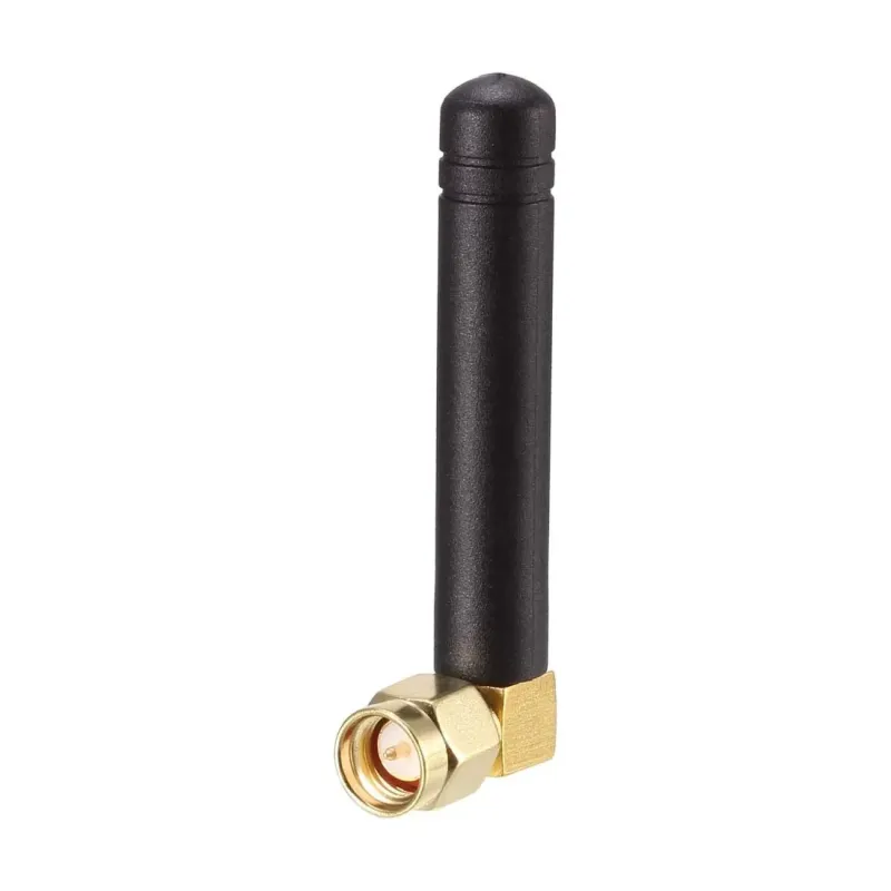 Antenă Wifi 3dbi 2.4GHz / 5GHz / 5.8GHz Cap în Unghi Drept cu SMA Male Antenă Wifi 3dbi 2.4GHz / 5GHz / 5.8GHz Cap în Unghi Drept cu SMA Male