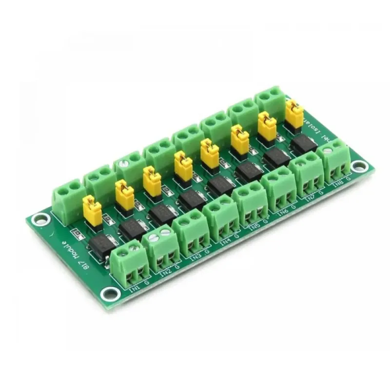 Modul de Izolare a Optocuplorului PC817 cu 8 Canale Modul de Izolare a Optocuplorului PC817 cu 8 Canale
