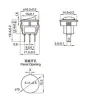 ON/OFF Mini Rocker Switch Illuminated SPDT 250V 3A 3-Pin - Black - Red ON/OFF Mini Rocker Switch Illuminated SPDT 250V 3A 3-Pin - Black - Red