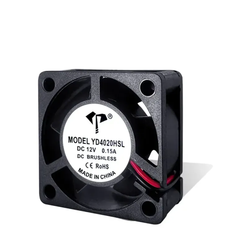 Ventilator de Răcire 12V DC Fără Perii - Mini Ventilator 4020 cu Debit Mare de Aer (0.15A) - 40×40×20mm Ventilator de Răcire 12V DC Fără Perii - Mini Ventilator 4020 cu Debit Mare de Aer (0.15A) - 40×40×20mm