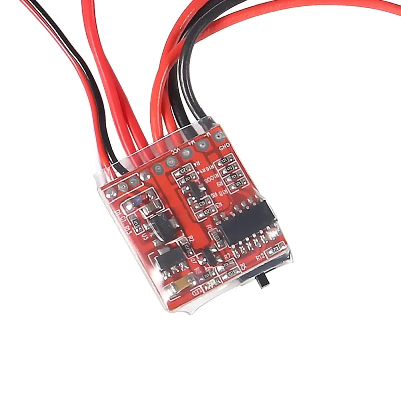 Controler Electronic de Viteză ESC cu Frână Comutabilă Pentru RC Car Boat Tank 20A Brushed Controler Electronic de Viteză ESC cu Frână Comutabilă Pentru RC Car Boat Tank 20A Brushed