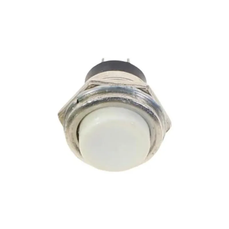 16mm Buton de Împingere Momentan ON-OFF 2A PBS-26B - ALB 16mm Buton de Împingere Momentan ON-OFF 2A PBS-26B - ALB