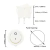 ON/OFF Rocker Switch SPST 250V 6A 2 Pin - WHITE ON/OFF Rocker Switch SPST 250V 6A 2 Pin - WHITE