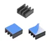 11x11x5 mm Aluminium IC Chip Heatsink Cooler with Thermal Conductive Tape 11x11x5 mm Aluminium IC Chip Heatsink Cooler with Thermal Conductive Tape