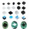 11x11x5 mm Aluminium IC Chip Heatsink Cooler with Thermal Conductive Tape 11x11x5 mm Aluminium IC Chip Heatsink Cooler with Thermal Conductive Tape