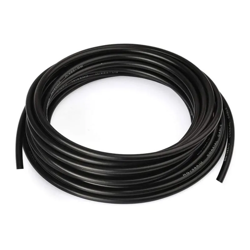 Cablu Coaxial RG58-U 50 Ohm Flexibil Pentru Antenă RF Cablu Coaxial RG58-U 50 Ohm Flexibil Pentru Antenă RF