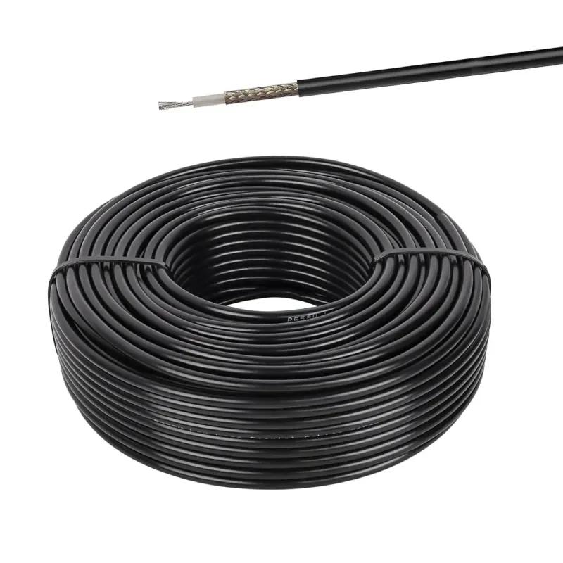 Cablu Coaxial RG58-U 50 Ohm Flexibil Pentru Antenă RF Cablu Coaxial RG58-U 50 Ohm Flexibil Pentru Antenă RF