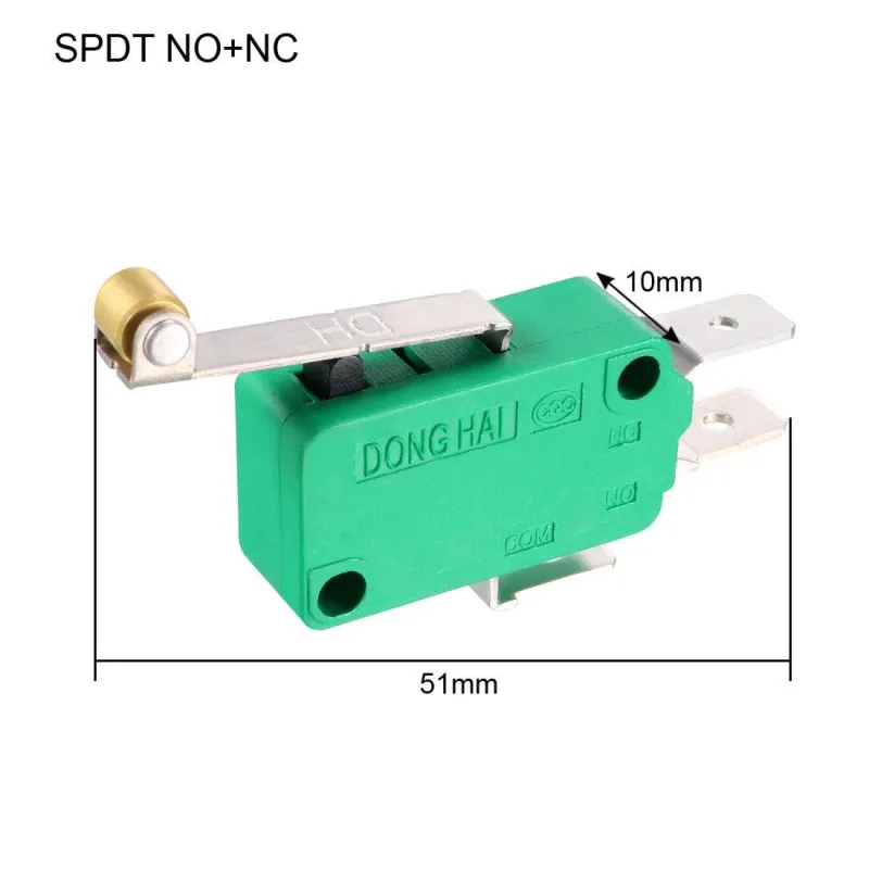 KW3-OZ 16A 125/250VAC Tip Tijă cu Role SPDT NO NC Micro Comutator de Limită KW3-OZ 16A 125/250VAC Tip Tijă cu Role SPDT NO NC Micro Comutator de Limită