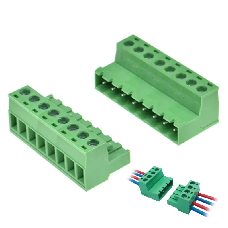 5.08MM Pluggable Terminal Blocks Connector 8 Pole - 1 Pair ( Male and Female) 5.08MM Pluggable Terminal Blocks Connector 8 Pole - 1 Pair ( Male and Female)