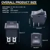 KCD2-201-4 ON-OFF Rocker Switch DPST 4 Pin 250V 16A - Black KCD2-201-4 ON-OFF Rocker Switch DPST 4 Pin 250V 16A - Black