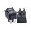 KCD2-201-4 ON-OFF Rocker Switch DPST 4 Pin 250V 16A - Black KCD2-201-4 ON-OFF Rocker Switch DPST 4 Pin 250V 16A - Black