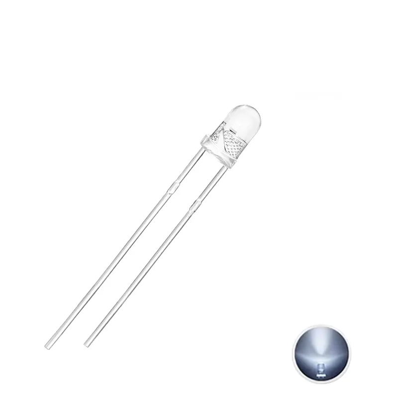 LED 3mm White LED 3mm White