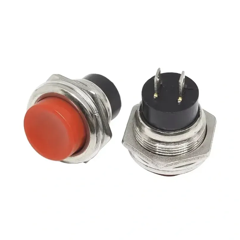 16mm Push Button Momentary ON-OFF 2A PBS-26B - RED 16mm Push Button Momentary ON-OFF 2A PBS-26B - RED
