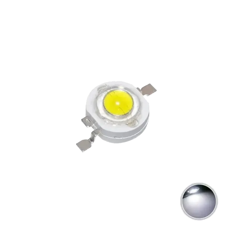 3W Led de Putere Alb 6000-6500K 3W Led de Putere Alb 6000-6500K