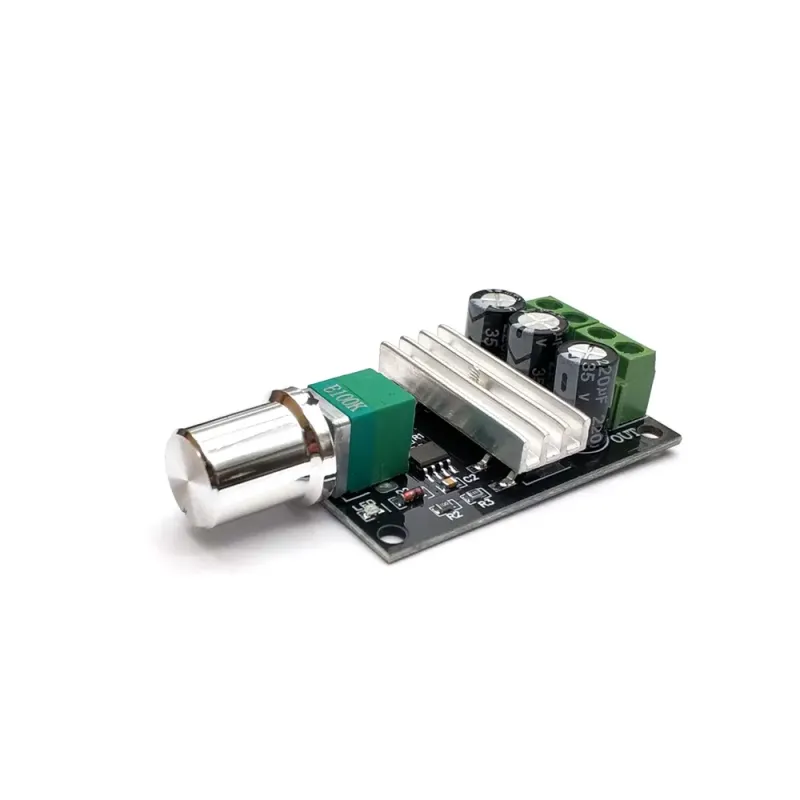 Controler de Viteză Pentru Motor DC 6-28V 3A cu Reglare PWM Controler de Viteză Pentru Motor DC 6-28V 3A cu Reglare PWM