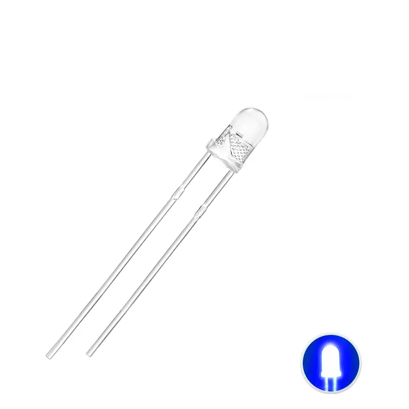 3mm Ultra Bright Led 6000-7000 Mcd BLUE 3mm Ultra Bright Led 6000-7000 Mcd BLUE