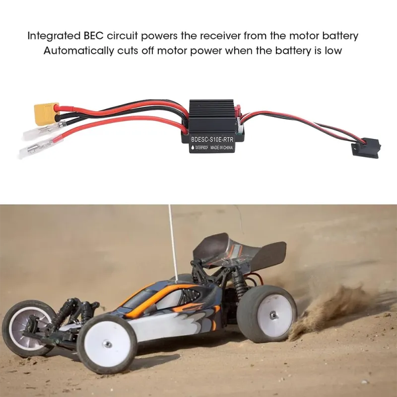 320A Brushed ESC Controller Waterproof Two Way Speed Controller with XT60 320A Brushed ESC Controller Waterproof Two Way Speed Controller with XT60