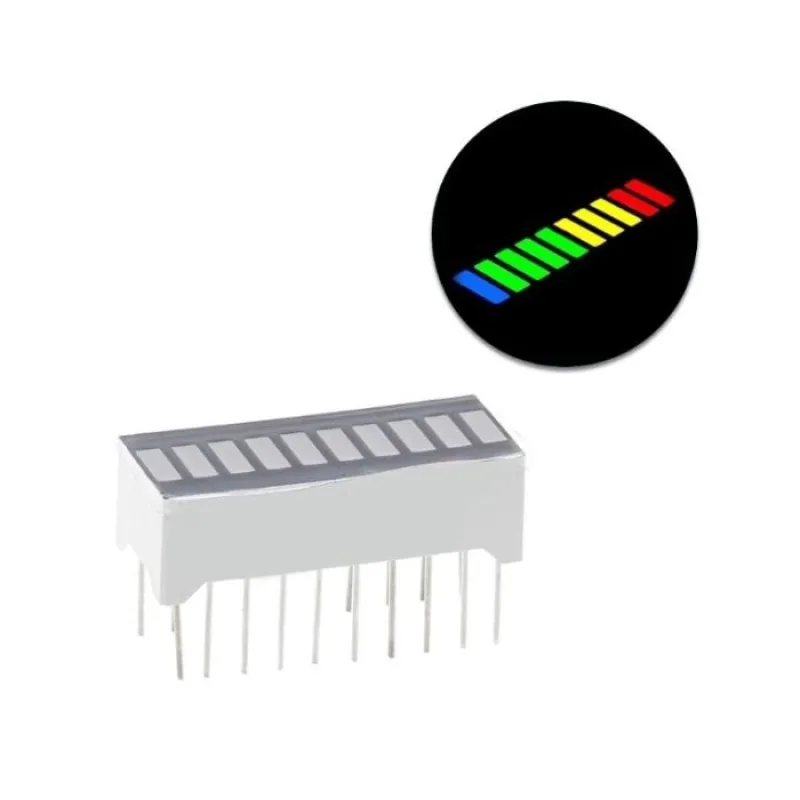 10 Segmente Bargraf Led Bar Display Modul B10BBGYR 10 Segmente Bargraf Led Bar Display Modul B10BBGYR