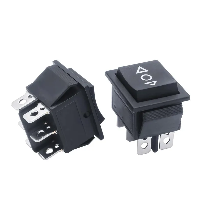Momentary 6 Pin DPDT Button Rocker Switch ON-OFF-ON AC 250V 16A KCD2-223 Momentary 6 Pin DPDT Button Rocker Switch ON-OFF-ON AC 250V 16A KCD2-223