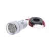 Round LED Dual Display AC Amp Volt Ampermeter Voltmeter 60-500V 100A - White Round LED Dual Display AC Amp Volt Ampermeter Voltmeter 60-500V 100A - White
