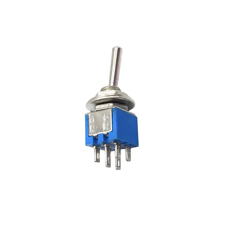 SMTS-202 Întrerupător Basculant 250V 1,5 DPDT ON-ON SMTS-202 Întrerupător Basculant 250V 1,5 DPDT ON-ON