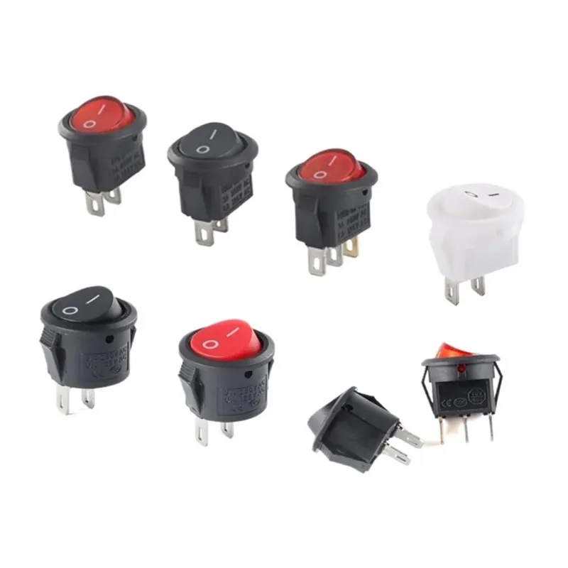 ON/OFF Mini Rocker Switch SPDT 250V 3A 2 Pin - RED ON/OFF Mini Rocker Switch SPDT 250V 3A 2 Pin - RED